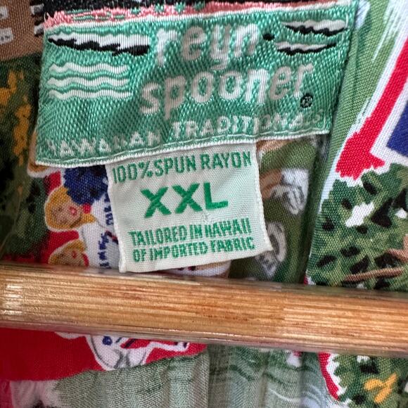 HTF Vintage Reyn Spooner Ole Miss Shirt XXL Colonel Reb Tailgate Aloha Football - Picture 9 of 9